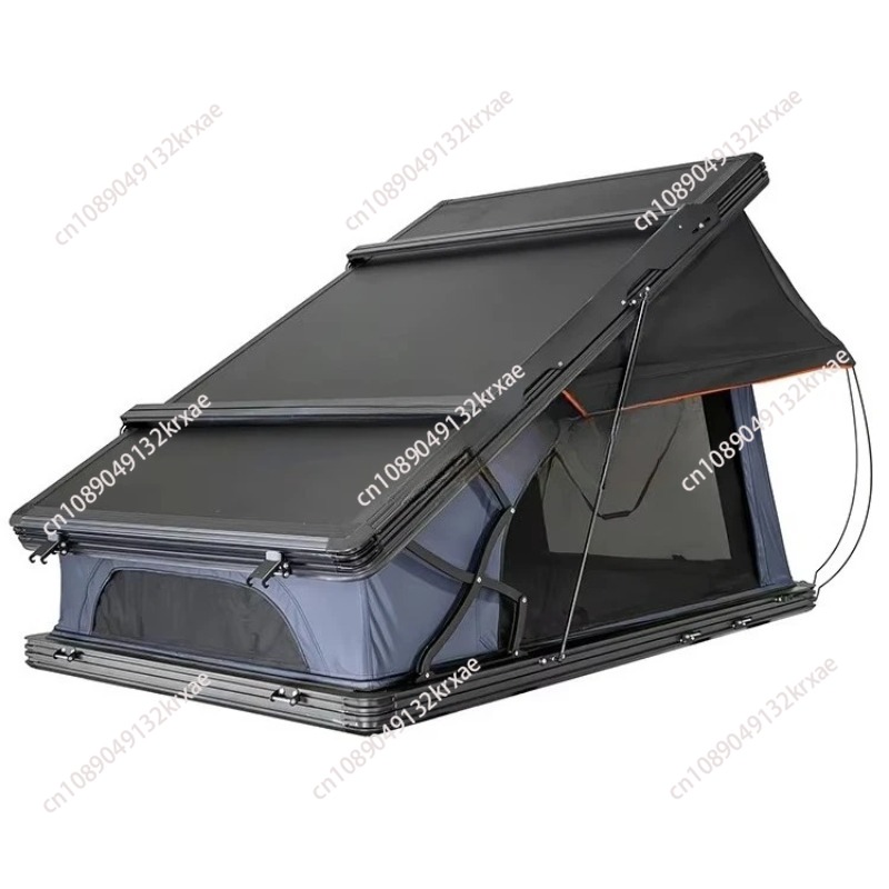 Roof Tent Hardshell Aluminum - Lightweight triangular hard shell roof tent