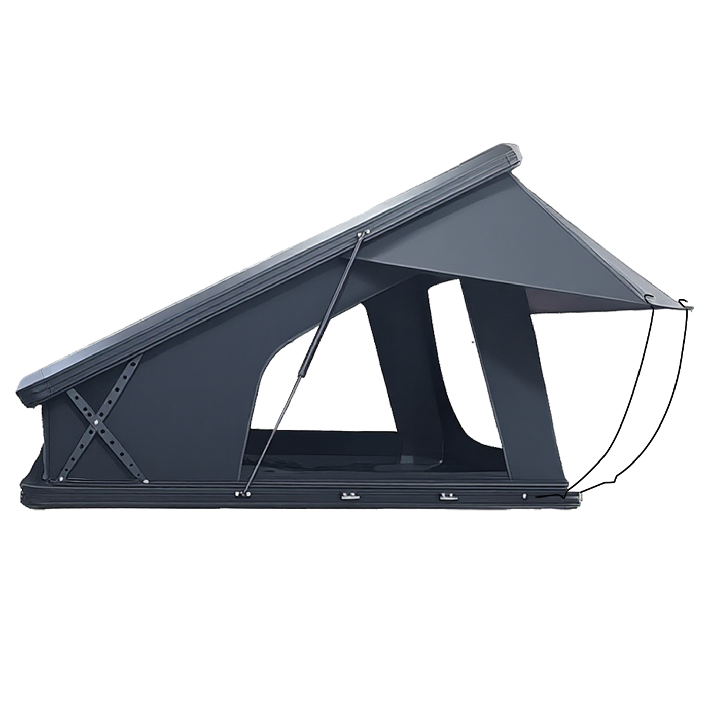 Roof Top Tent Ladder Telescopic - Car Roof Tent for Camping Hard