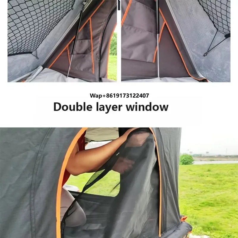 Roof Top Tent Ladder Telescopic - 2-3 Person Four-season ABS Hardshell Aluminum