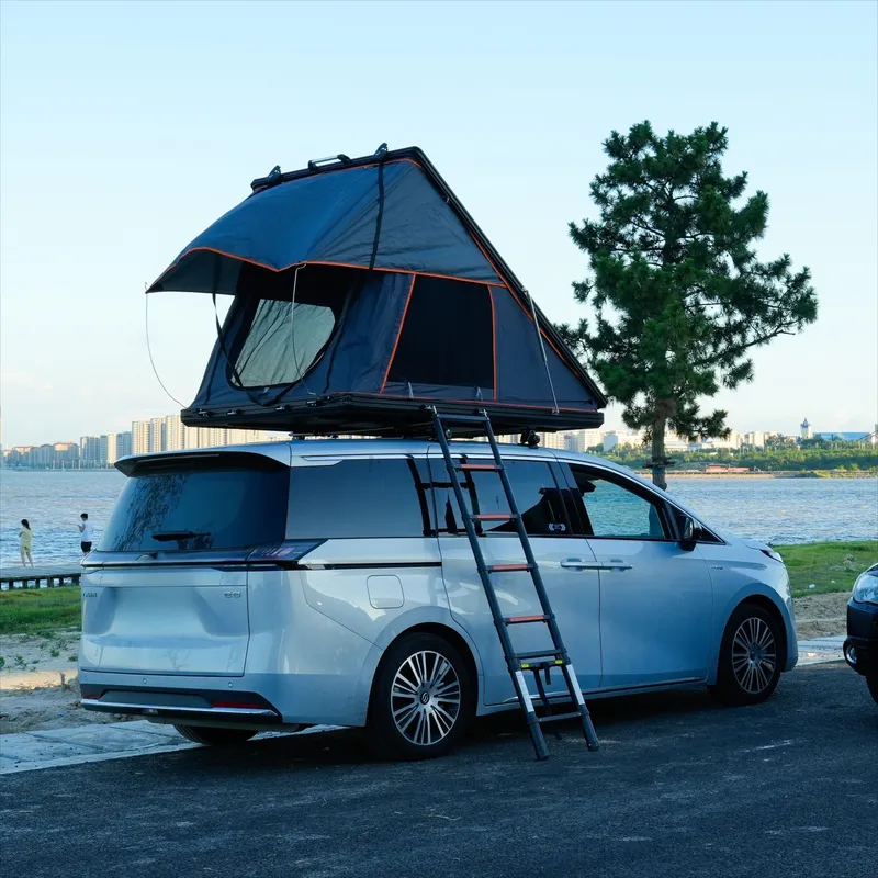 Roof Top Tent Hard Shell 2 Person - 2 Person Lightweight Waterproof Uv Resistant