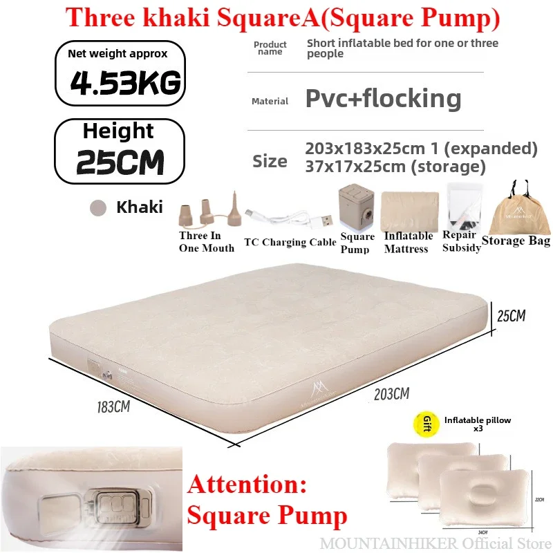Roof Top Tent Mattress - MOUNTAINHIKER 2025 Interior Air Mattress Glamping