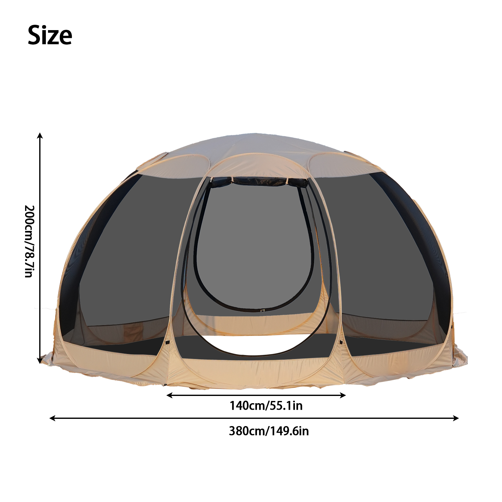 PAKICETUS Pop‑up Screen Tent 4 - Roof Top Tent Annex Room review and price