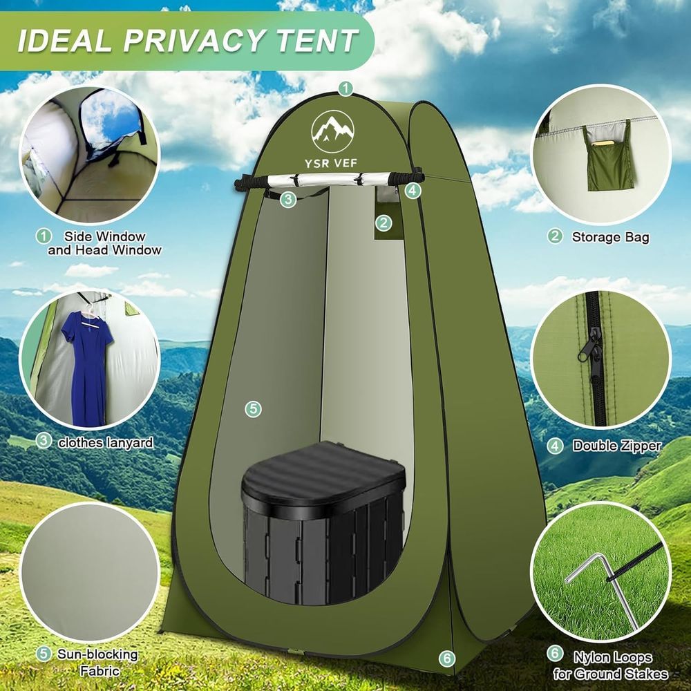Portable Toilet Kit, Camping T - Camping Shower Tent Portable review and price