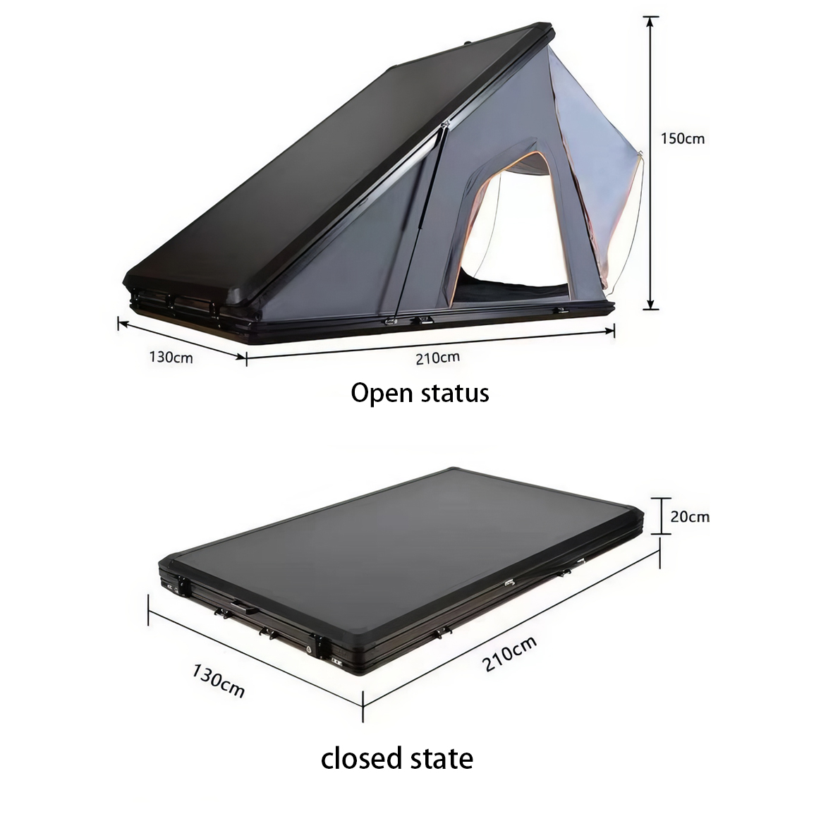 Professional Waterproof Hard S - Roof Tent Hardshell Aluminum review and price