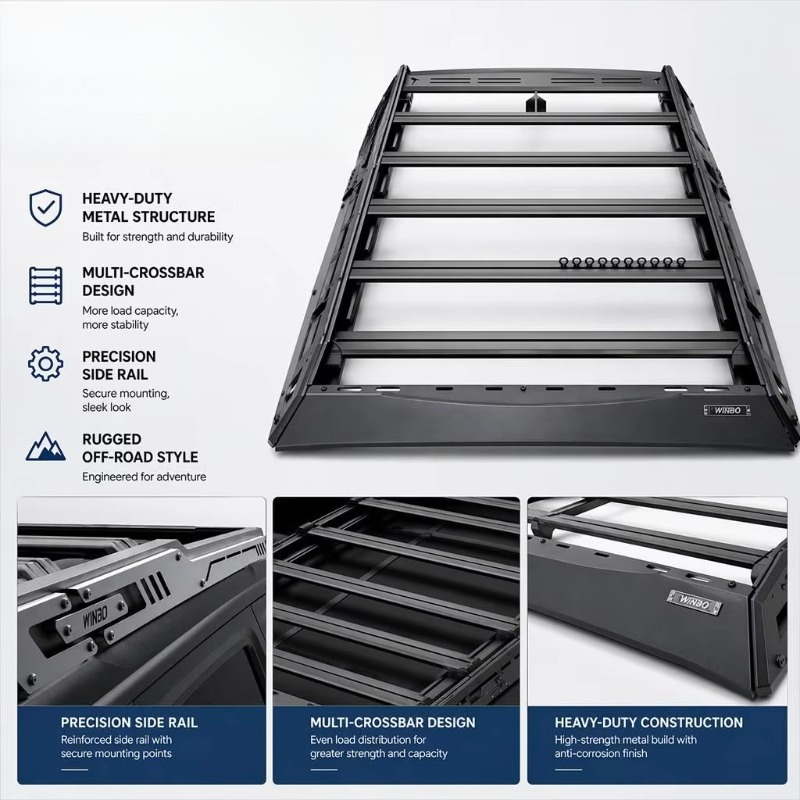 No-Drill Aluminum Roof Rack Pl - Overland Roof Rack Platform review and price