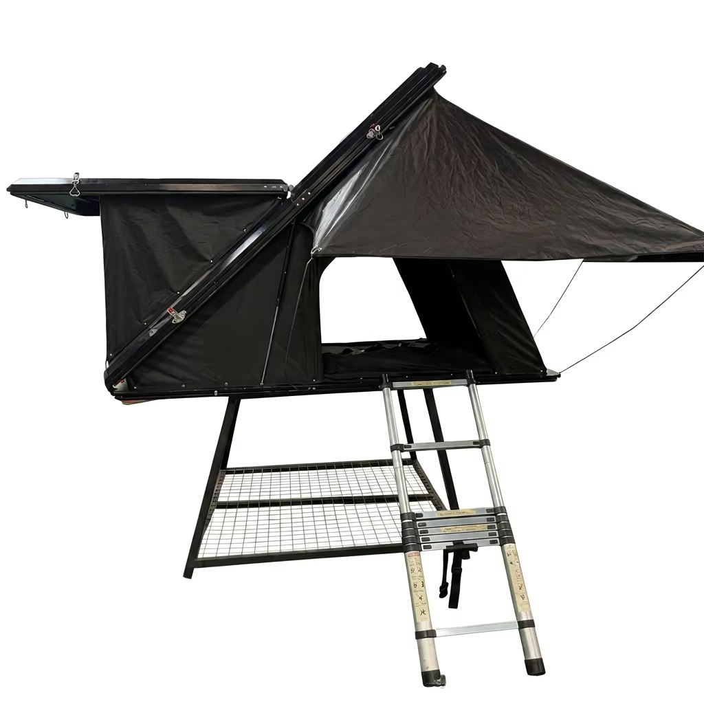 ABS Hard Shell Rooftop Camping - Roof Top Tent Ladder Telescopic review and price