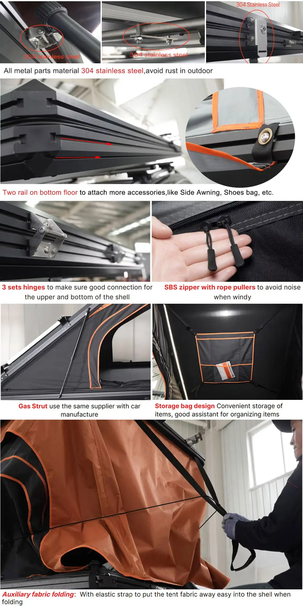 Camping Outdoor Car Rooftop Te - Roof Tent Hardshell Aluminum review and price