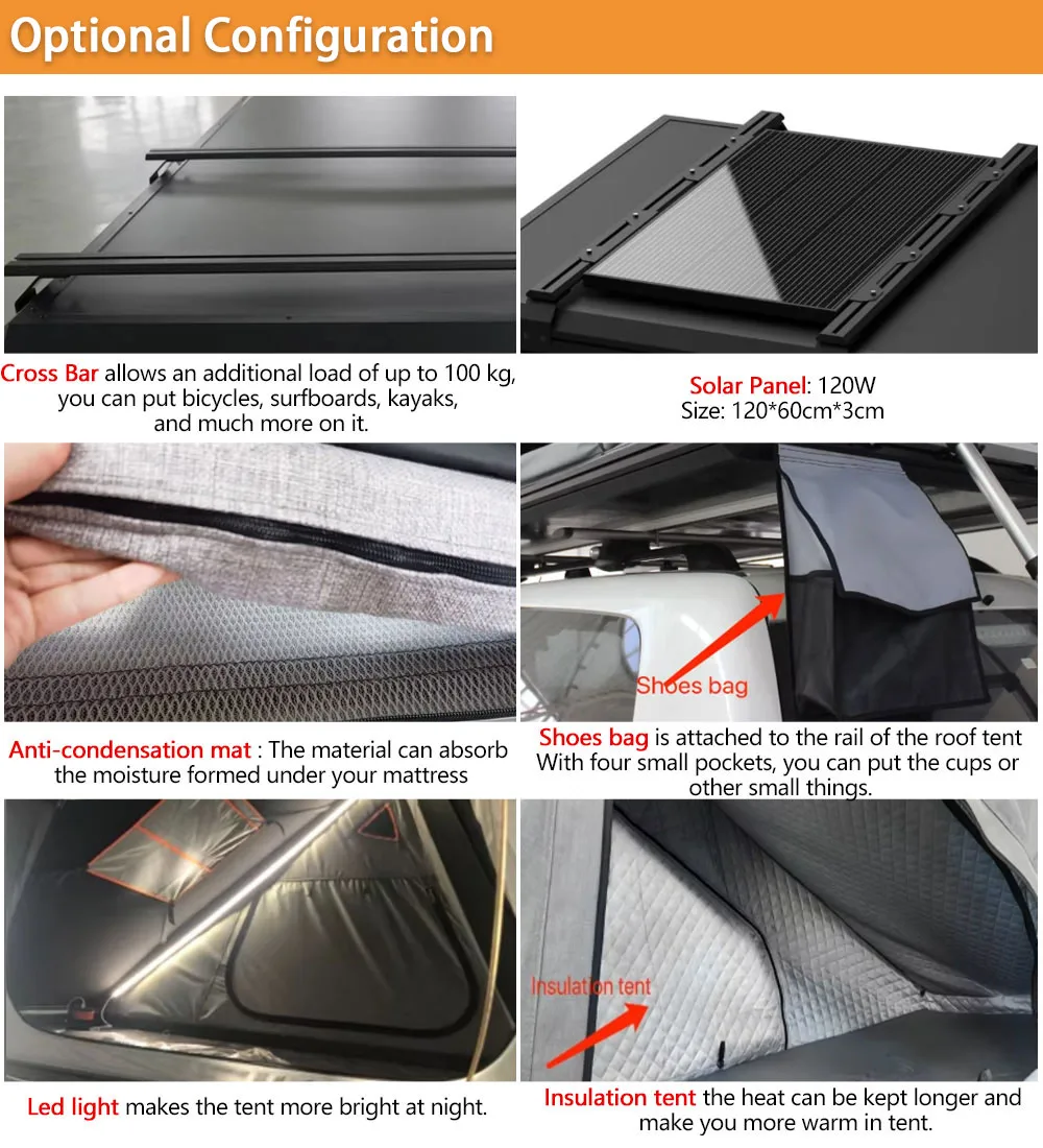 Camping Outdoor Car Rooftop Te - Roof Tent Hardshell Aluminum review and price