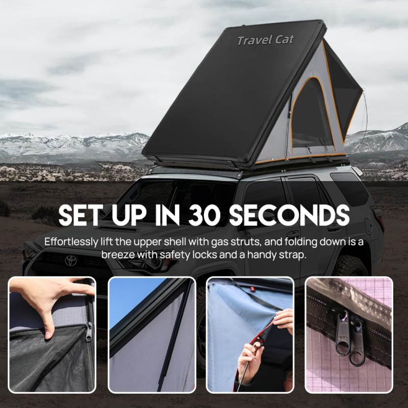 Roof Top Tent Hardshell 3-Pers - Roof Top Tent Ladder Telescopic review and price