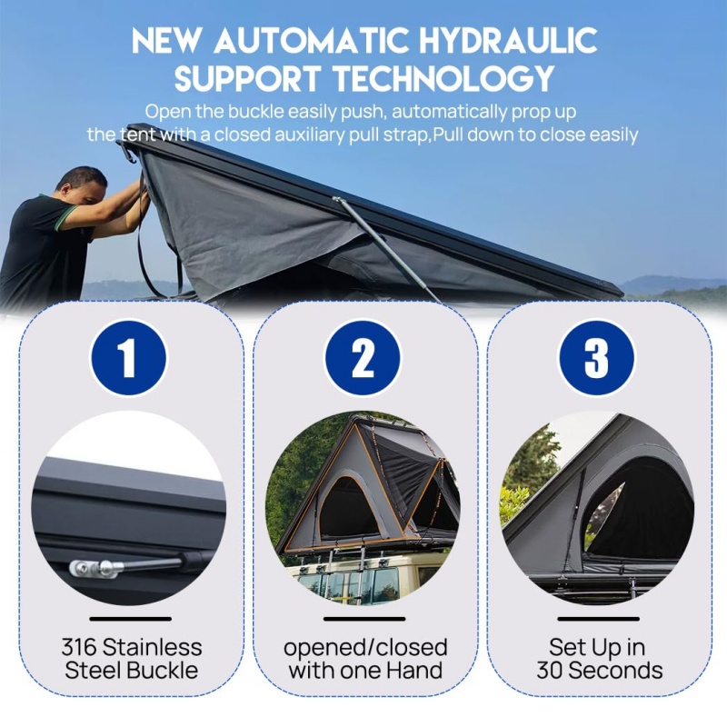 Roof Top Tent Hardshell 3-Pers - Roof Top Tent Ladder Telescopic review and price