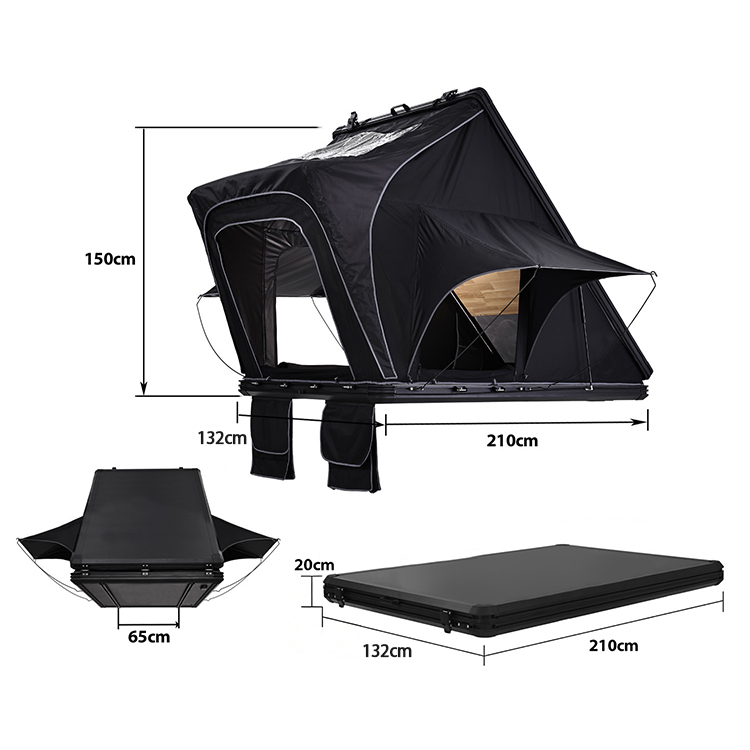 All Season 2 Person Wild Land  - Roof Top Tent Hard Shell 2 Person review and price