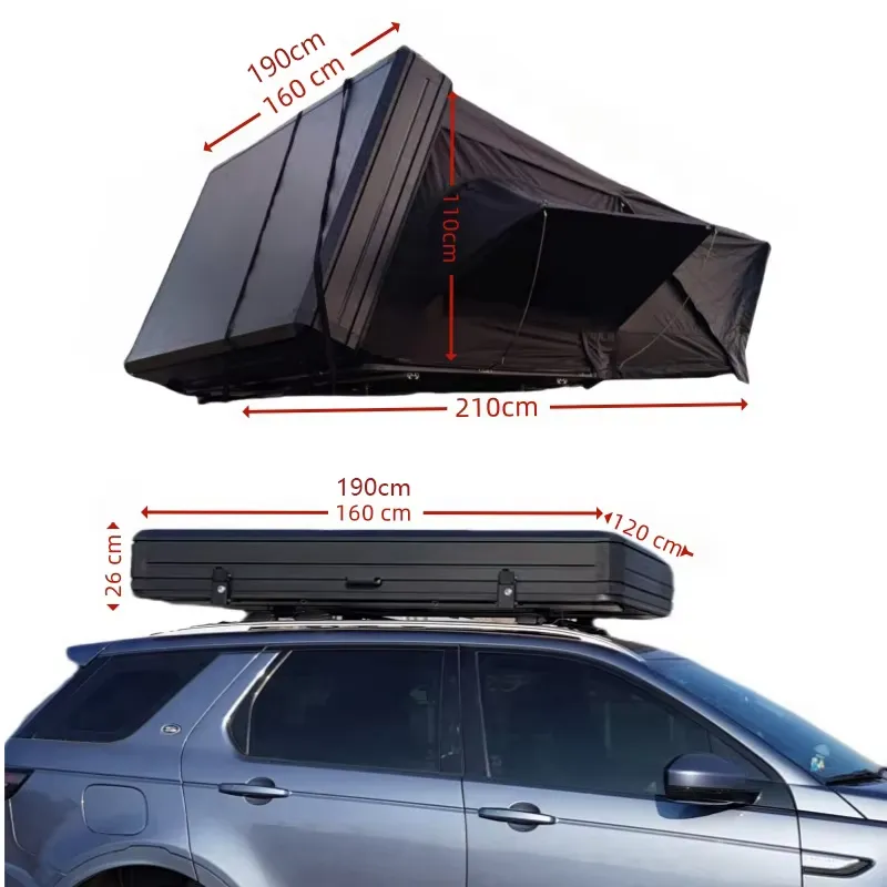 Side Open 4x4 Off-Road SUV Van - Roof Top Tent Annex Room review and price