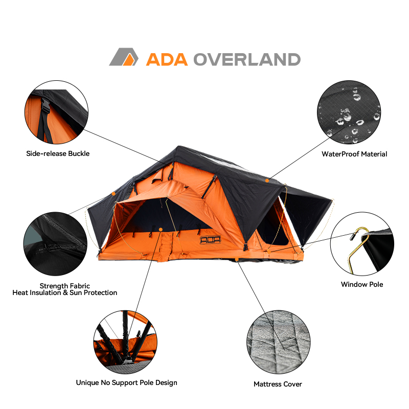Factory Price Coverless 2.4m L - Roof Top Tent Soft Shell 3 Person review and price