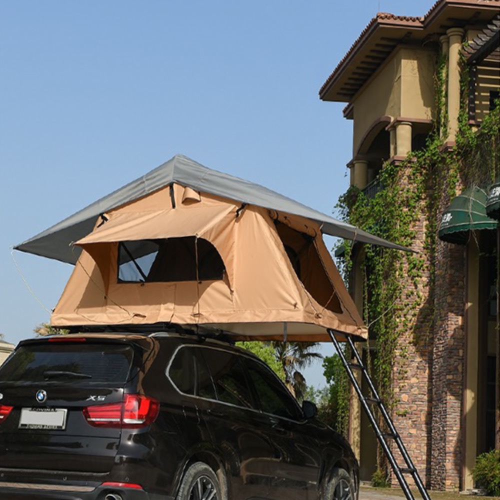 2-3 Person Waterproof Car Roof - Roof Top Tent Ladder Telescopic review and price