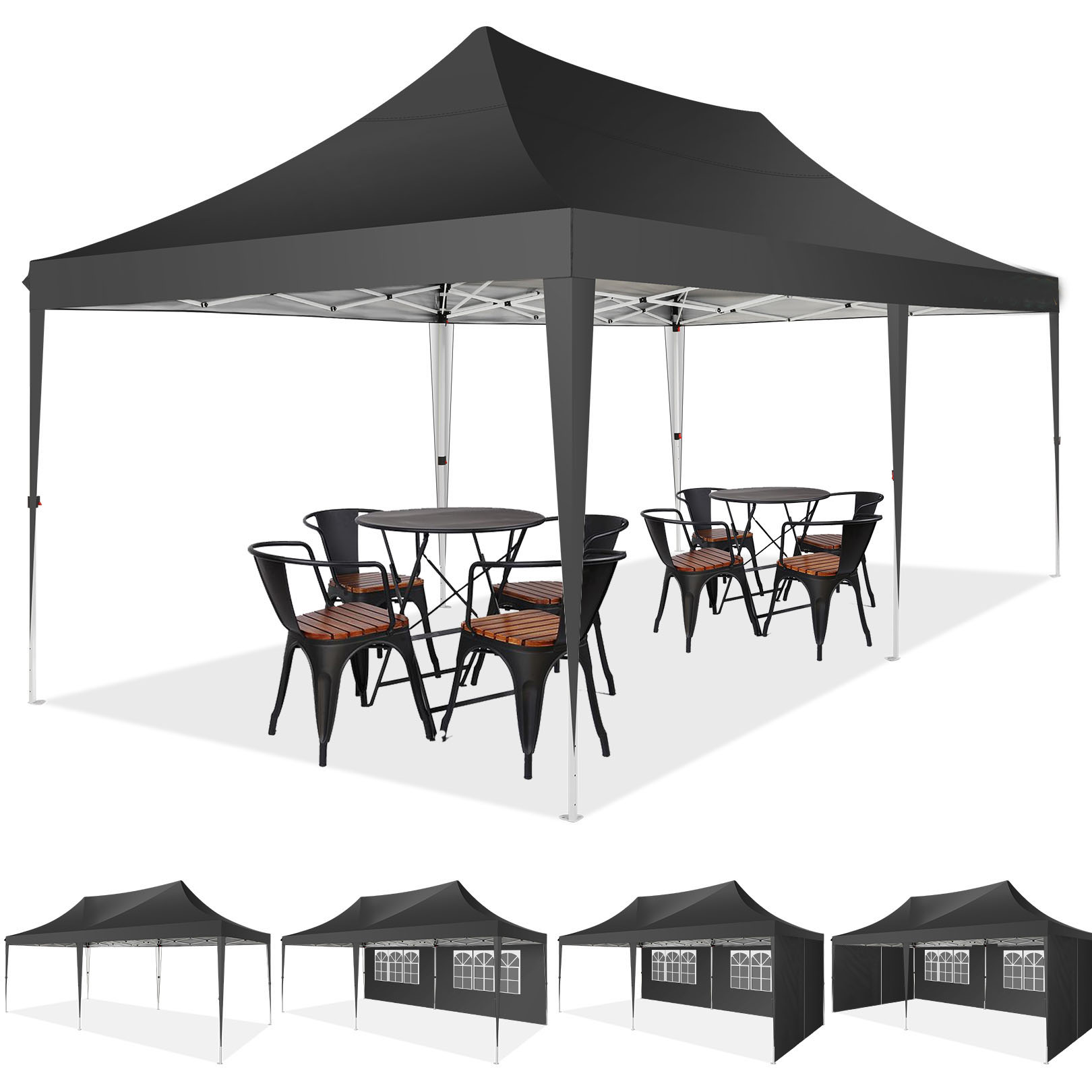 10x20 Pop Up Canopy Tent with  - Roof Top Tent Annex Room review and price